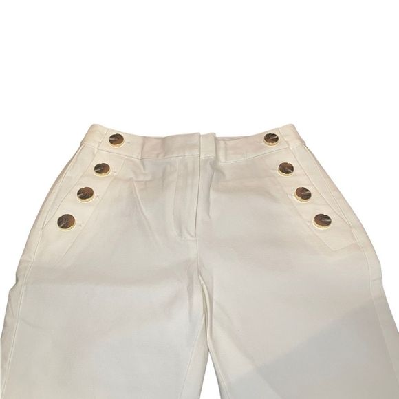 Derek Lam 10 Crosby Kelis Straight Leg Sailor Pant Soft White - Picture 5 of 11